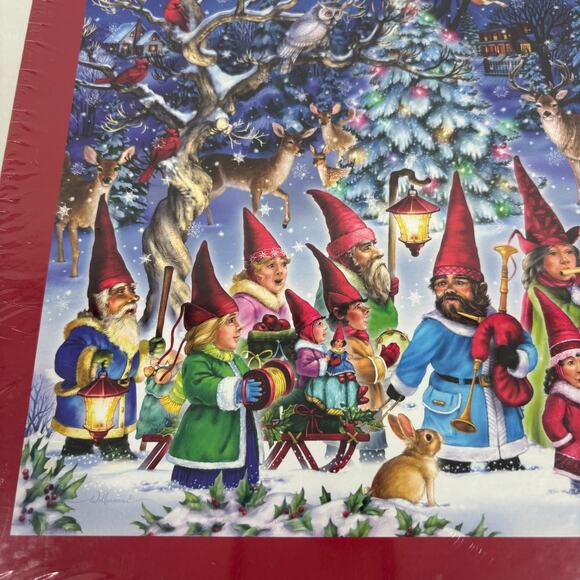 Vermont Going Gnome for Christmas Jigsaw Puzzle 1000 Piece USA Made Sealed New - Picture 3 of 11